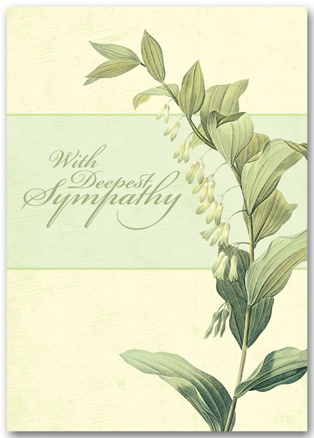 Spring Bells Sympathy Cards